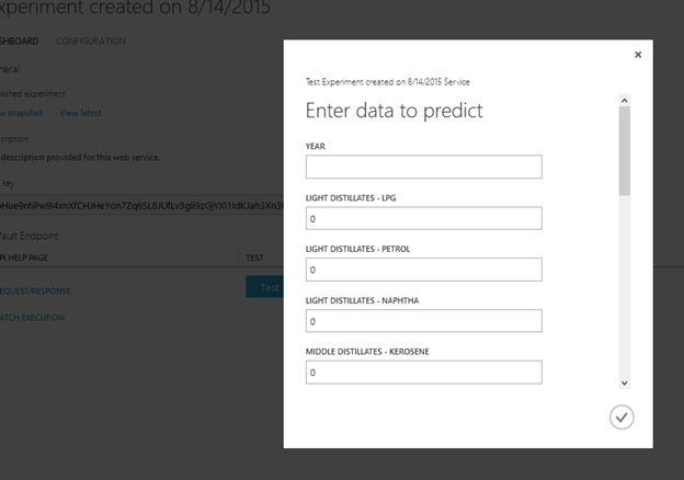 Enter Data to Project